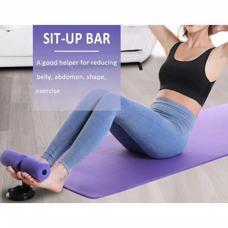 ALAT BANTU SIT UP - Penahan Kaki SIT UP - Sit Up Bench Stand Bar Portable