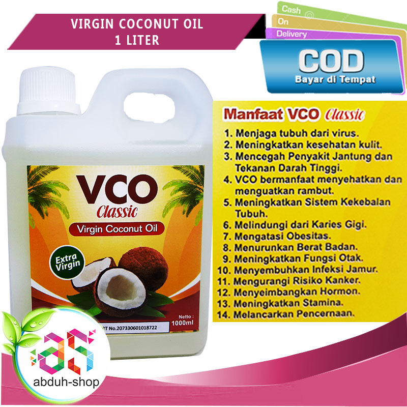 

VCO virgin coconut oil 1 liter minyak kelapa asli - diet ketogenik