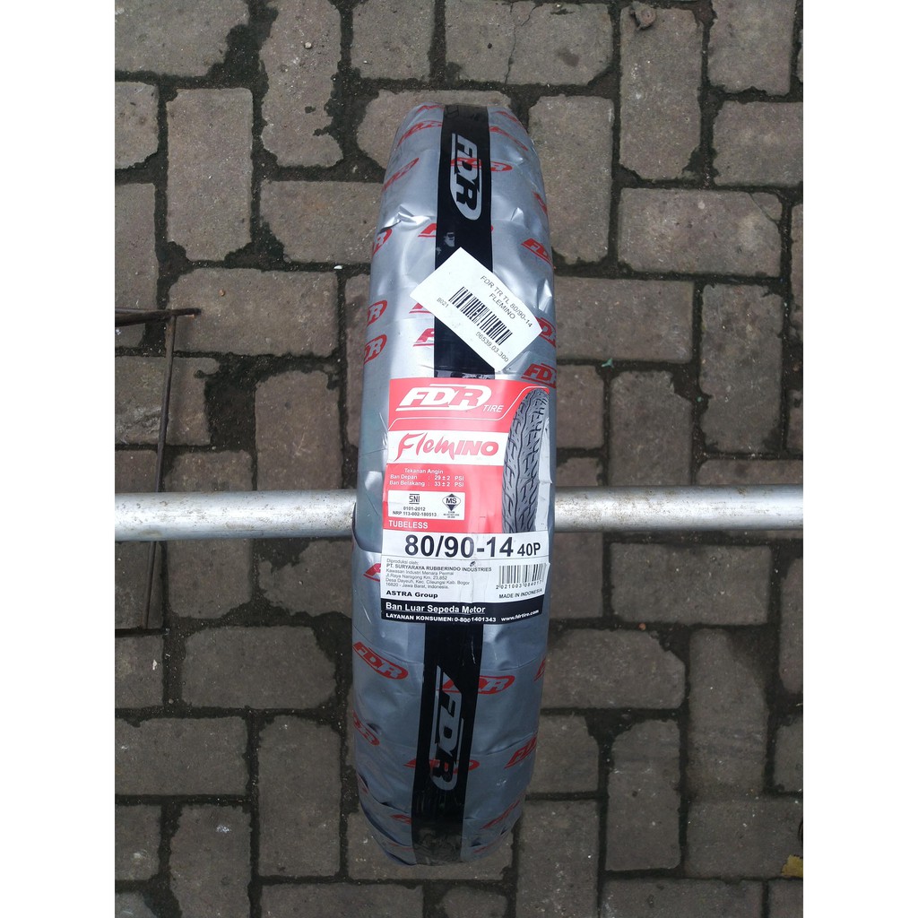 Ban Luar Tubeless Fdr 80/90-14