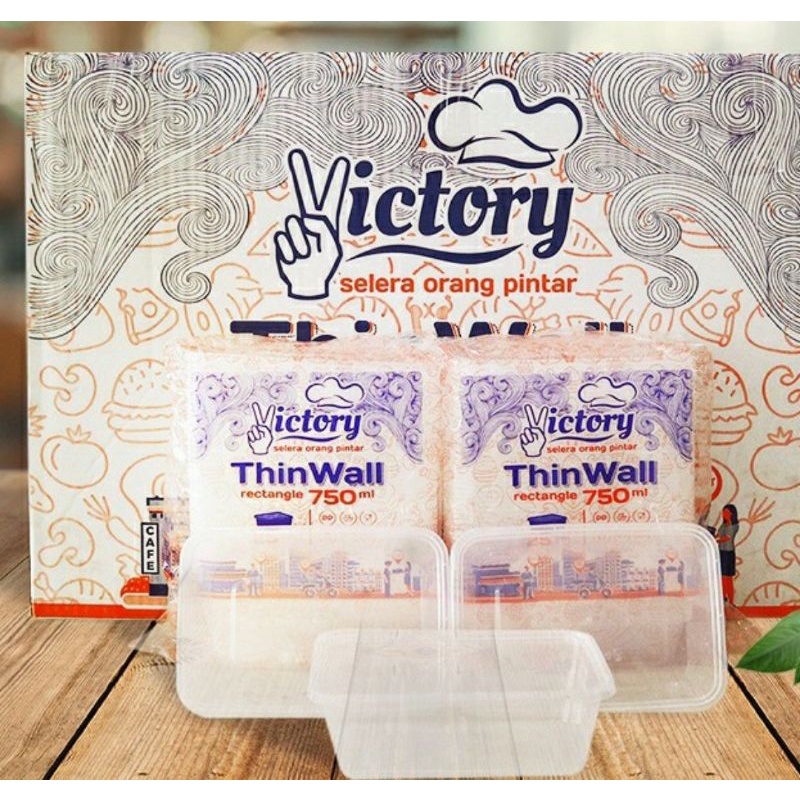 Thinwall Victory Rect 750ml