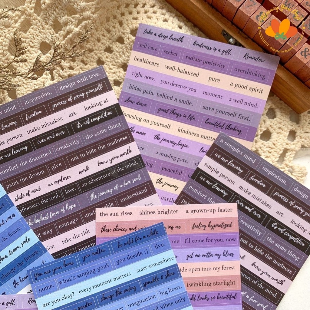 

Aesthetic English Words Sticker DIY Sticker Deco Word Kata Panjang Hiasan Scrapbook Bujo Jurnal DIY STIKER jurnal estetik