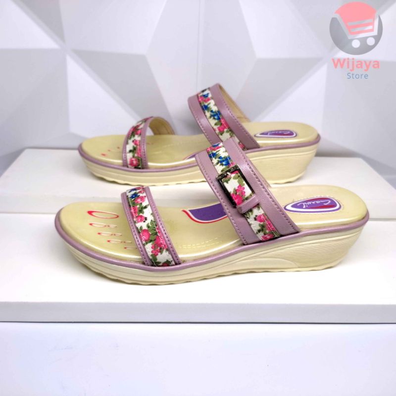 Sandal Anak Perempuan Carvil Original Sendal Wedges Kasual dan Trendi untuk Anak Cewek