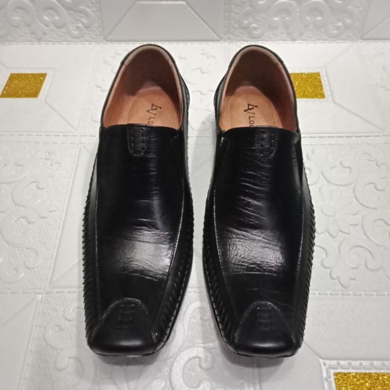 Louis Visto 206/Pantofel Formal Pria/Sepatu Kerja Pria/Kulit Asli