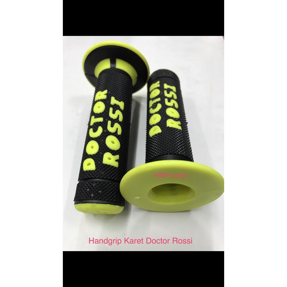 #9911 Handgrip Karet Doctor Rossi Lebar Set Grip Hanfat