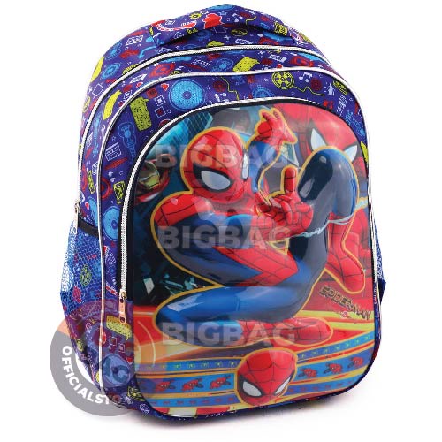 PTS - Ransel Sekolah Anak Cowo / Laki Laki Karakter  - 4D Emboss Space Clarity Hologram - Tas 4D Timbul Tas Timbul