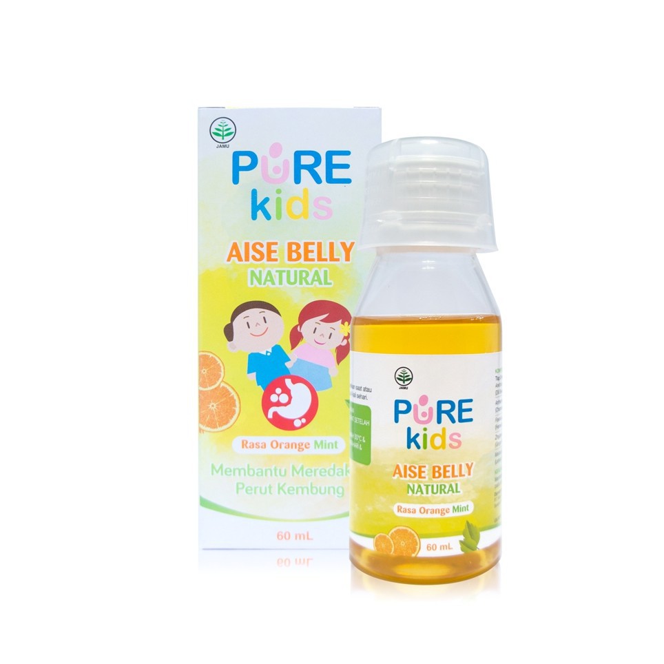 Pure Kids Aise Belly Natural 60 ml Pereda Perut Kembung Anak