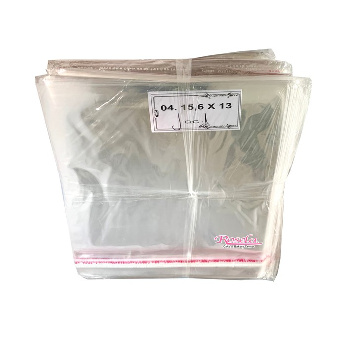

Plastik Roti Kemasan Ukuran 15,6 cm x 13 cm 1 Pack Isi 1000