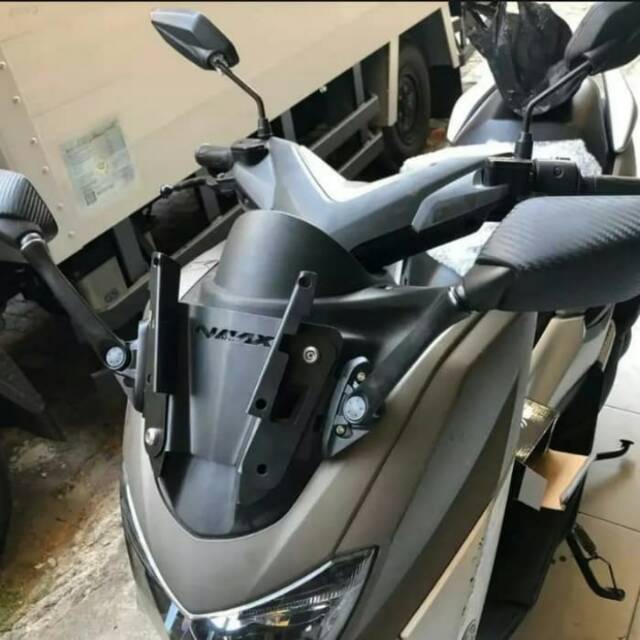 Paket Komplit Breket Serpo + Baut anti jebol + Spion R25 Nmax Terbaru