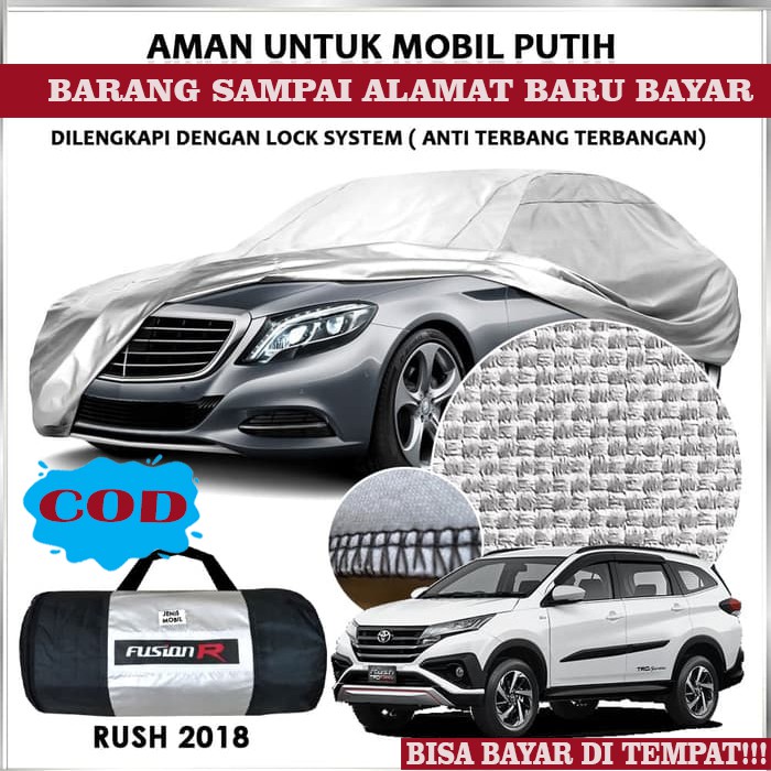 COVER MOBIL RUSH 2018 WATERPROOF / SARUNG MOBIL RUSH 2018 MERK FUSION R ORI / COVER MOBIL OUTDOOR
