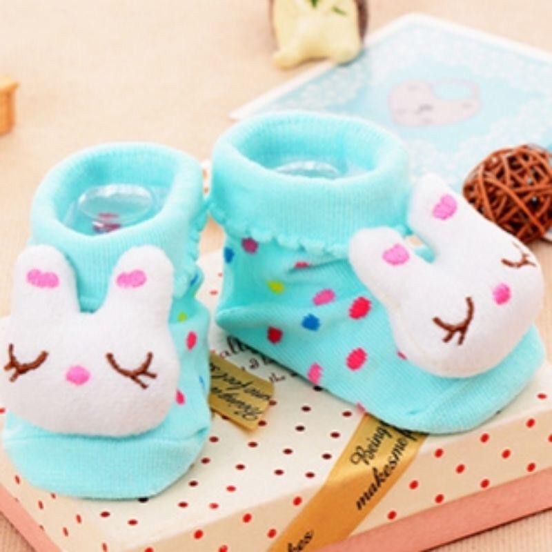 KAOS KAKI BAYI KARAKTER BONEKA 3D KAOS KAKI LUCU ANAK 0-1 TAHUN TEBAL HANGAT DENGAN ANTI SLIP