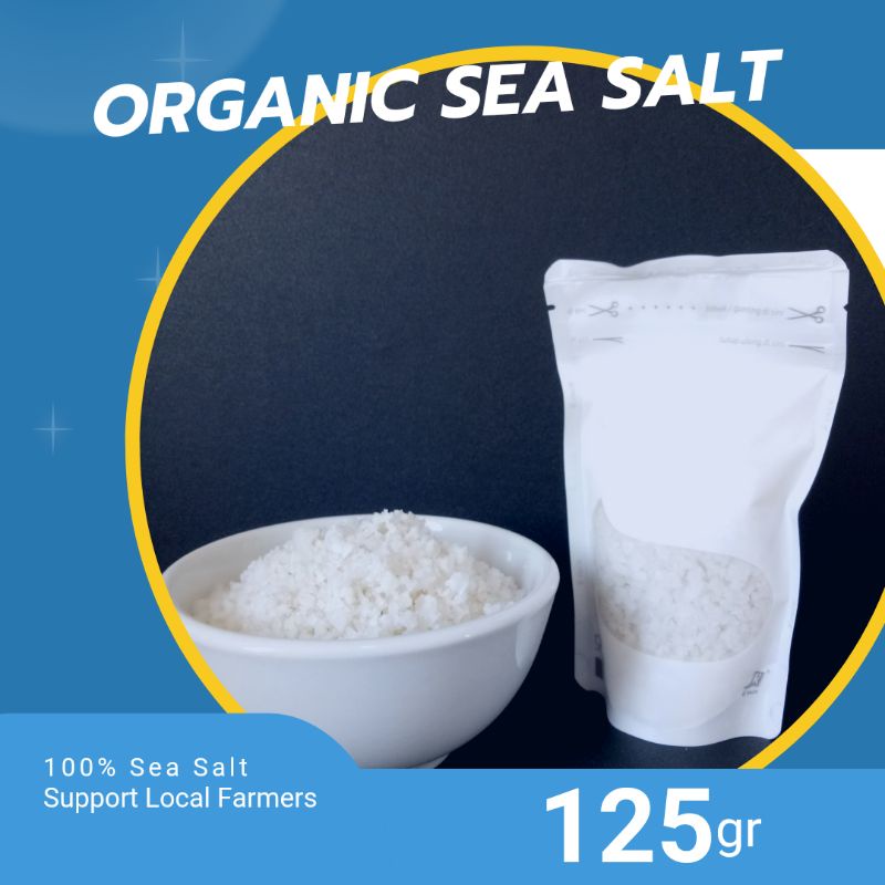 

Natural Pure Sea Salt / Garam Laut Natural Organik - COARSE 125gr