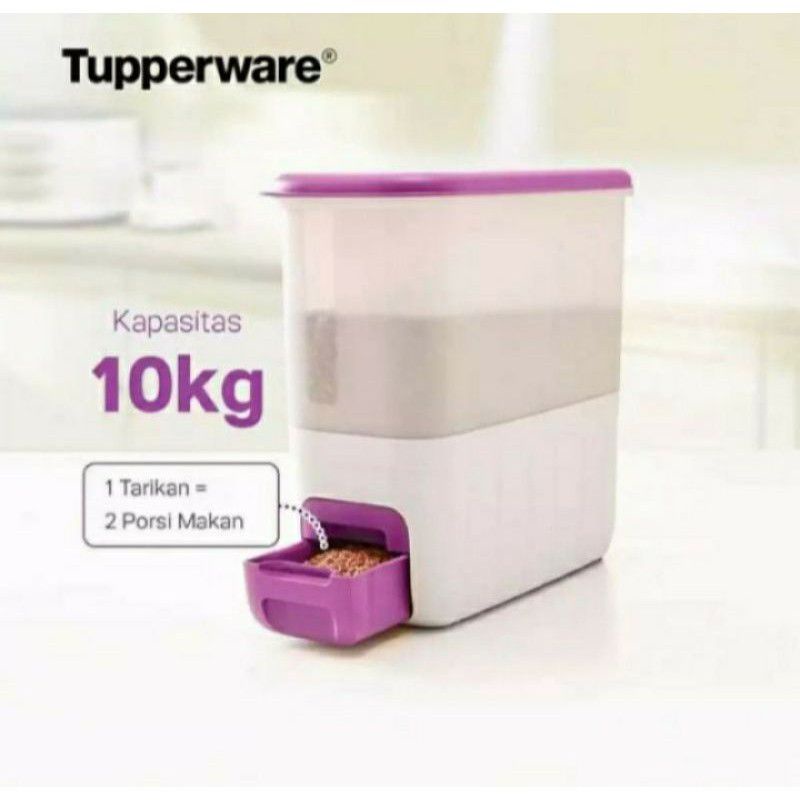 Rice smart tupperware/ tempat beras tupperware preloved