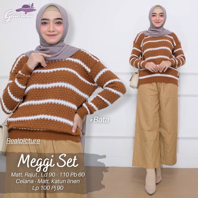 CHESSY SET + KESSIE SET  ( ATASAN + CELANA ) / BEST SELLER / BISA COD-Bata 2 + mocca