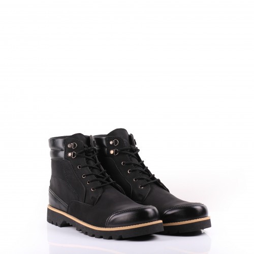 Sepatu Boots Safety Pria Leo Original Kulit Ujung Besi 39-43 Original SNK0287 Sepatu Touring Motor-1