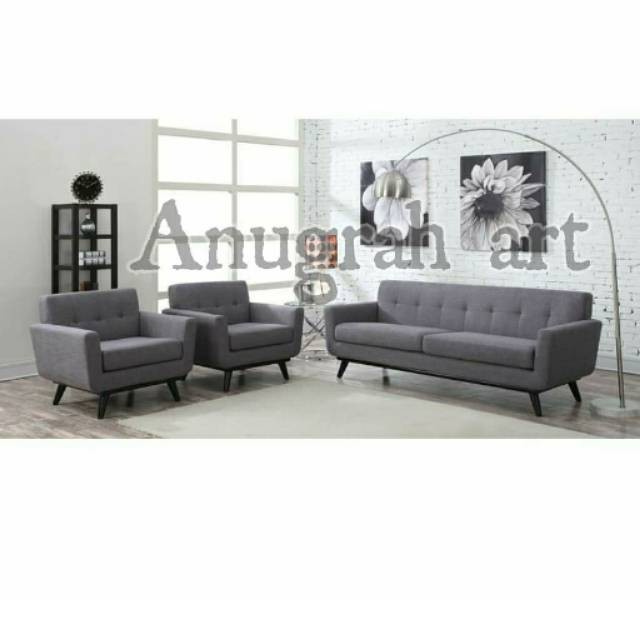 sofa minimalis sofa retro paket set 211