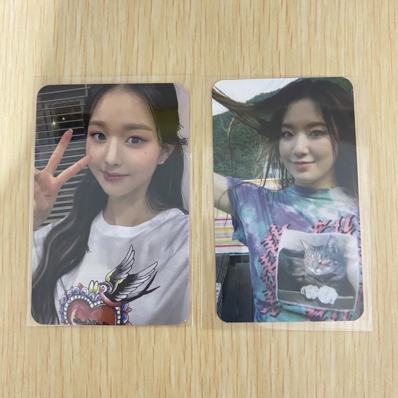 PHOTOCARD WONYOUNG IZONE/IVE ONEIRIC DIARY 3D PEACE PAIR SHUHUA DUMDI DUMDI NIGHT VERSION
