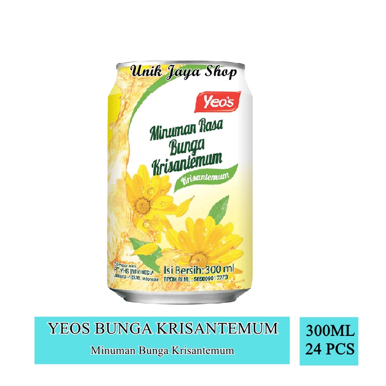 

Yeos krisantemum Kaleng Minuman Instan 300 ml 24 kaleng