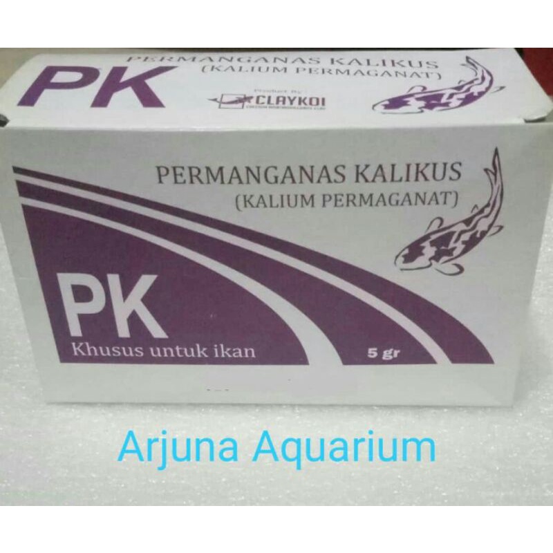 Obat Ikan Hias PK Extoparasit / ikan koi / jamur parasit bakteri kalium permaganat