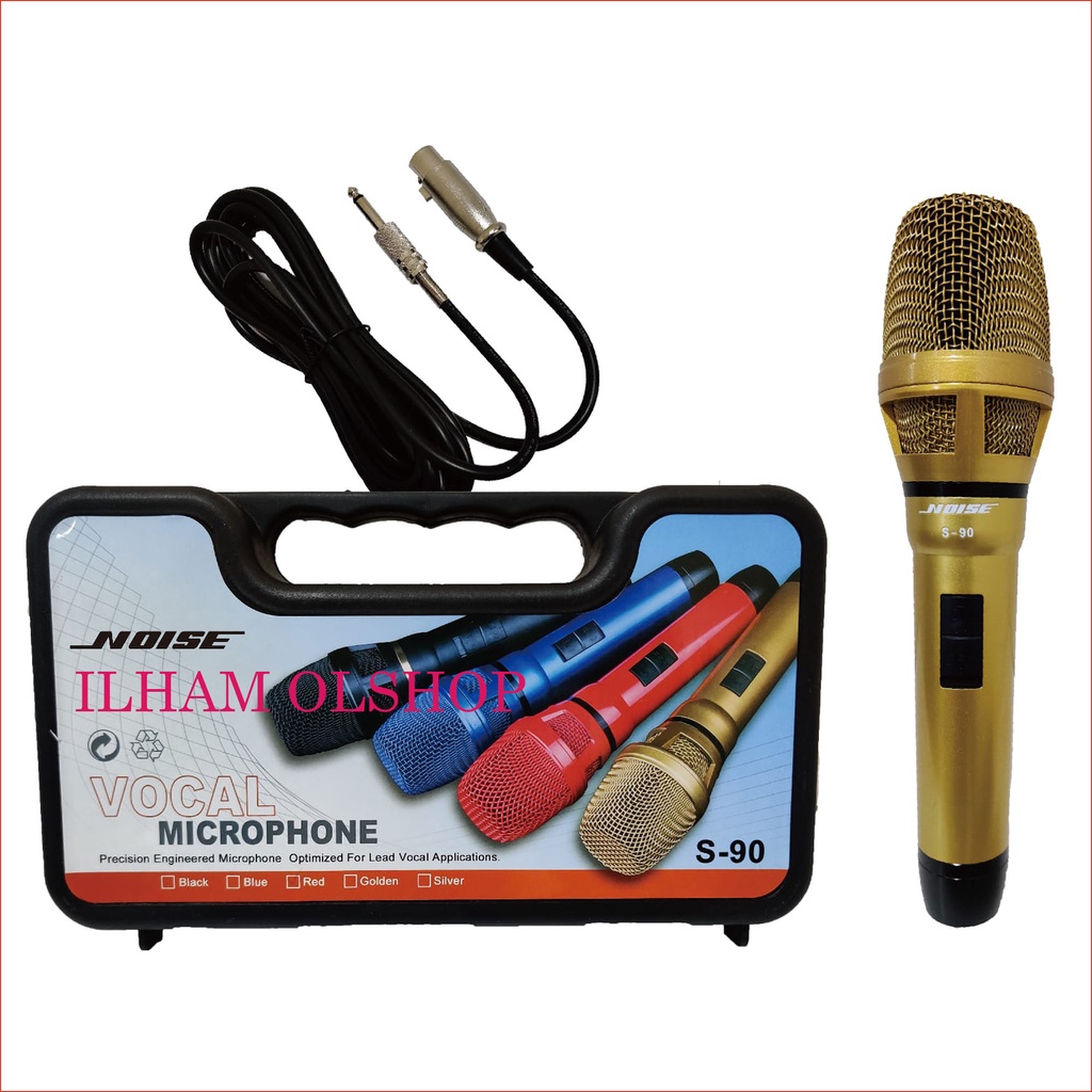 Microphone NOISE S-90 Mic Kabel Mikrofon Suara vocal empuk