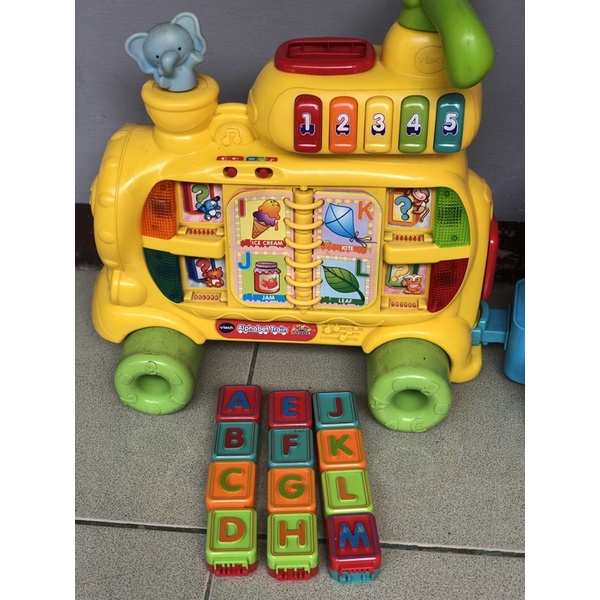 vtech alphabet train walker ride on preloved