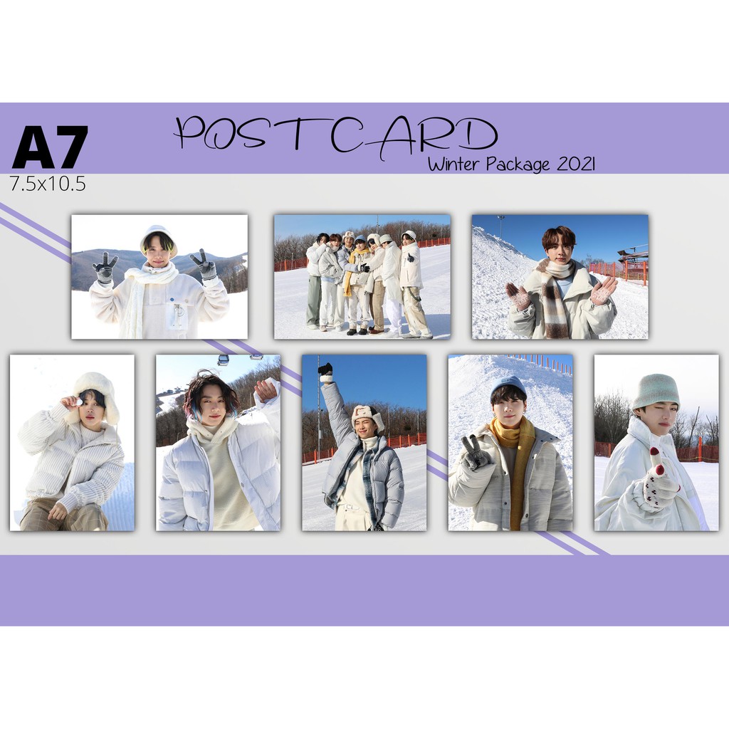 POSTCARD BTS Winter Package 2021/WINTER PACKAGE 2021/BTS photo