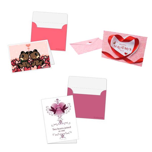 

DIY Papercraft Mini Amplop (Valentine's Day) BC160gsm