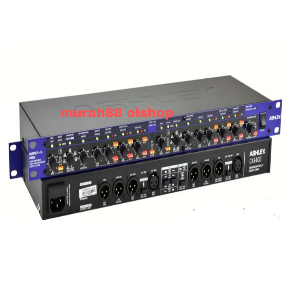 CROSSOVER ASHLEY CX-3400 WITH LIMITERS SUPER -X PRO ORIGINAL