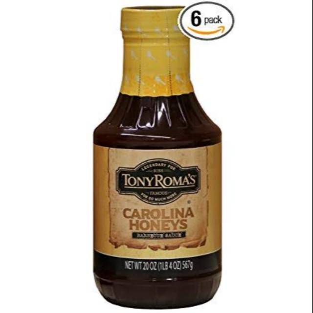 

TONYROMA'S CAROLINE HONEYS BBQ SAUCE 20oz 567 GR