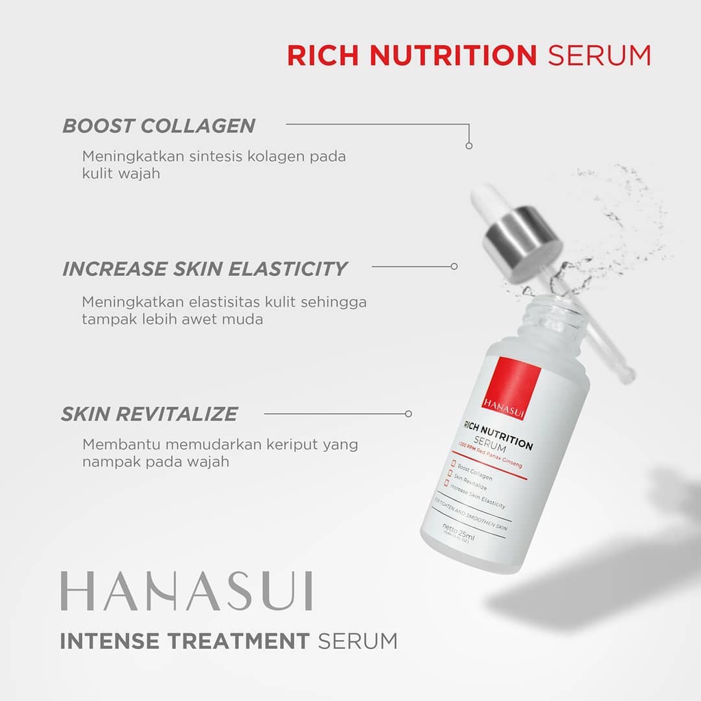 HANASUI SERUM Bright Up-Rich Nutrition-Propolis 25mL