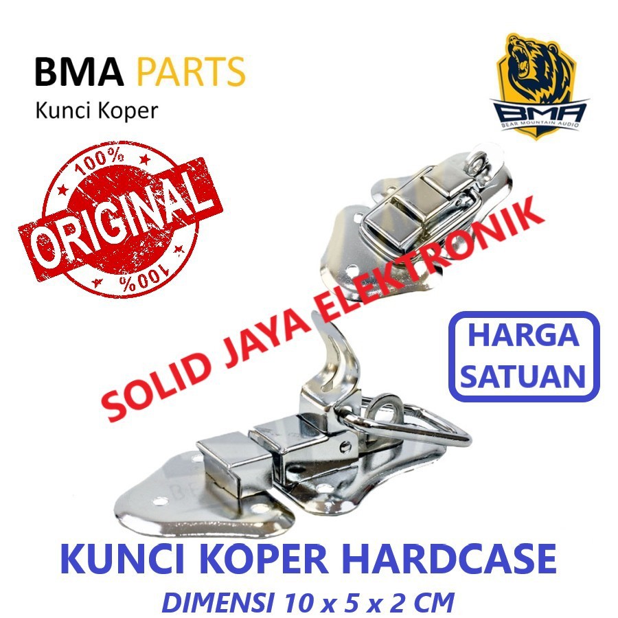 KUNCI KOPER HARDCASE BESI HARD CASE PENGAIT BOX KOPER PENGUNCI BOX SOUND SYSTEM BMA SLI ORIGINAL