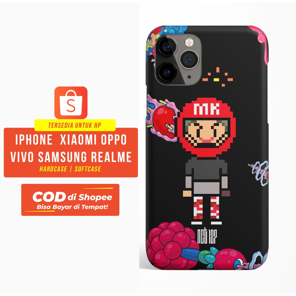 CASING HARDCASE SOFTCASE iPHONE/SAMSUNG/XIAOMI/VIVO/OPPO/REALME NCT 127 CHERRY BOMB MARK