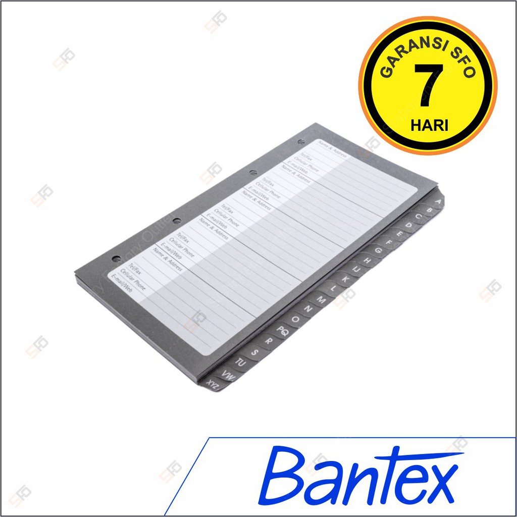 

Refill Buku Telepon dan Alamat Bantex 5592