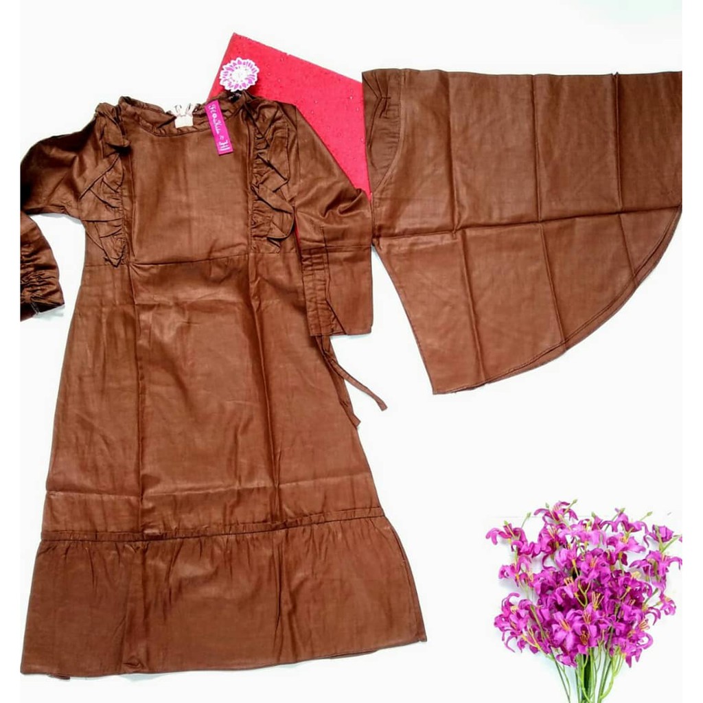 model gamis anak trendy / 2 tahun sampai 4 tahun