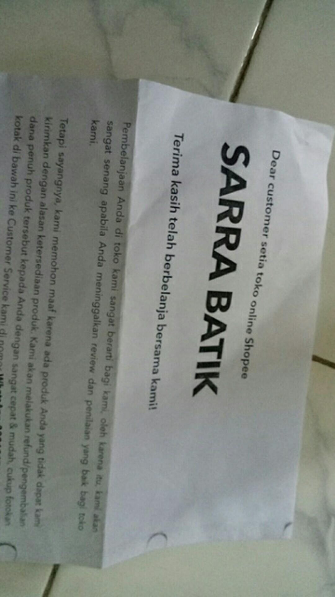 Tunik Nadine Batik Kombinasi Merah Midi Cantik Kekinian