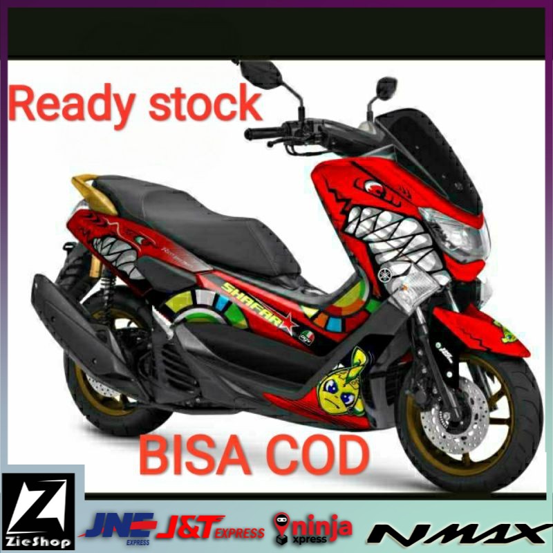 Decal nmax old full body Striping motor nmax 155 Sticker motor Stiker nmax old full variasi