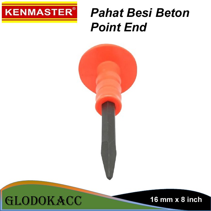 Pahat Besi 16 mm / Kenmaster Pahat Beton Plat/ponit 8 inch