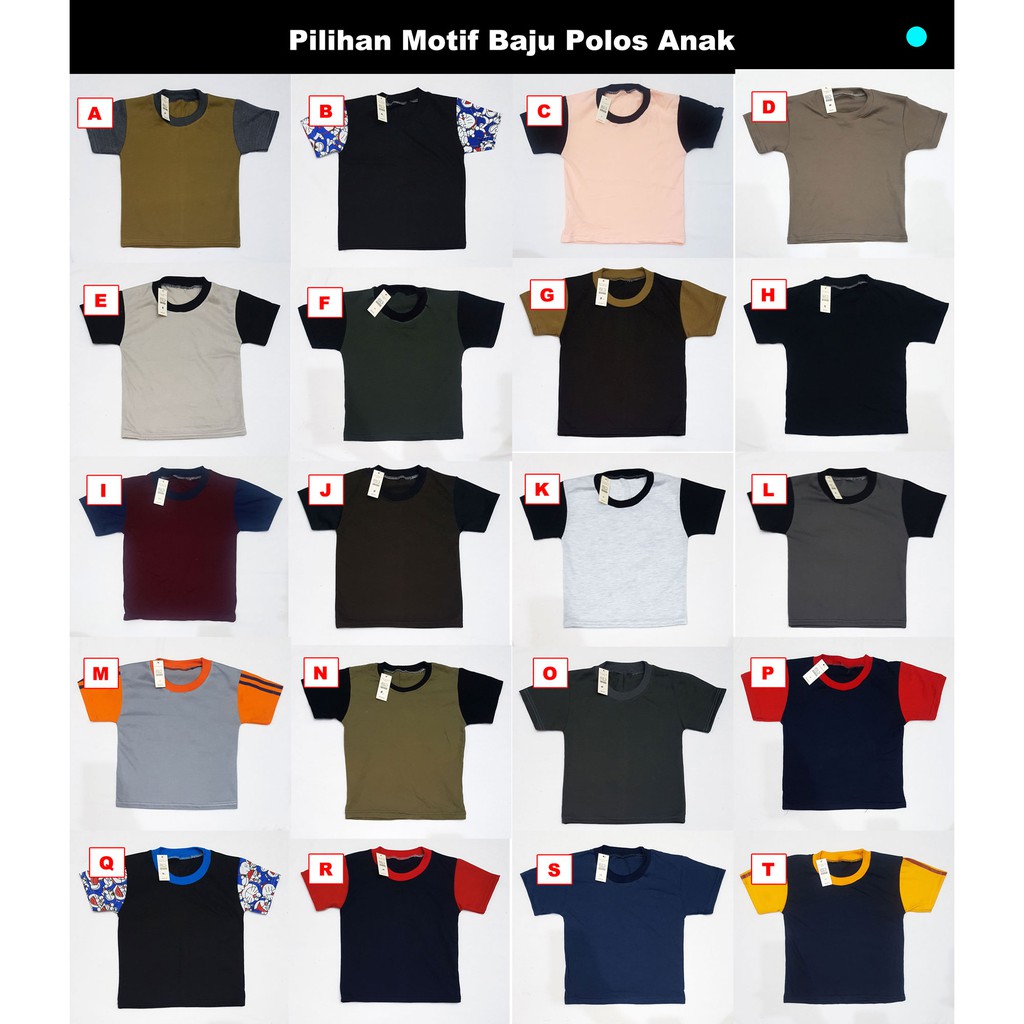 Baju Kaos Anak 2 3 th Katun Polos S Baju Harian Murah Baju Kaos Anak 2 3 th Katun Polos S Baju Harian Murah