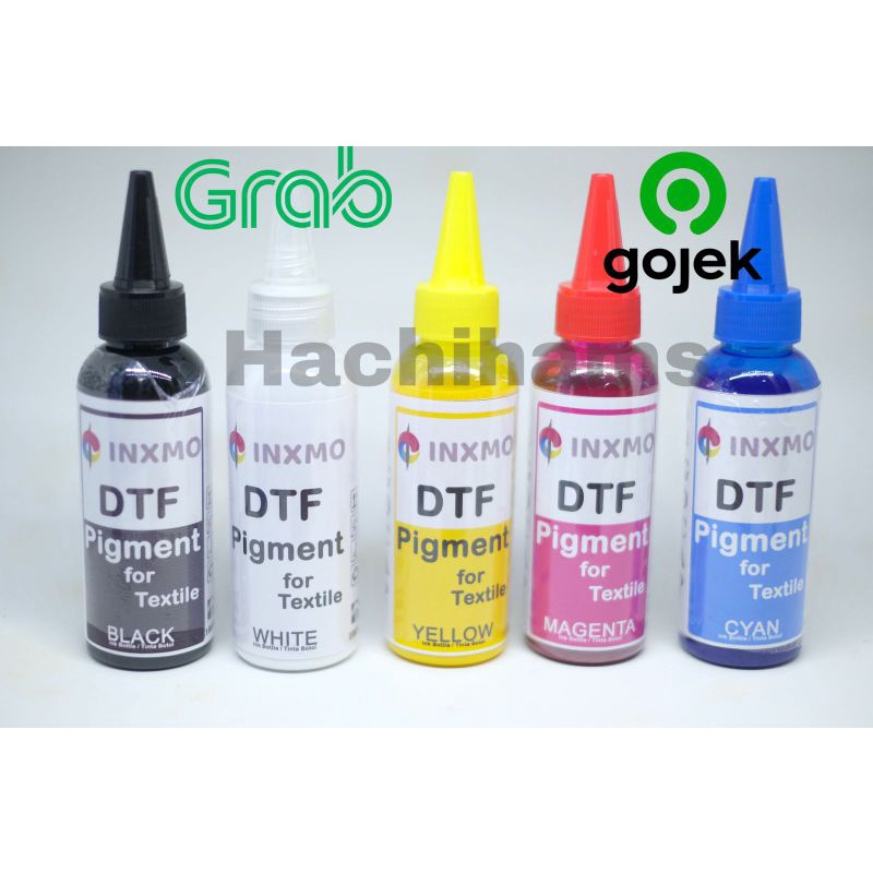 TINTA DTF INXMO WHITE CYAN MAGENTA YELLOW BLACK