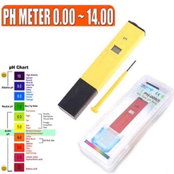 +%+%+%] Alat Tes Ukur PH Air pH meter untuk Keasaman Tambak ukuran 0-14