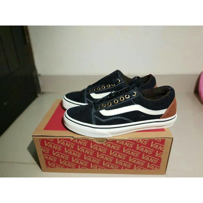 Ready  Sepatu Vans Old Skool Baja Black Sneakers Casual Skeatboard BMX