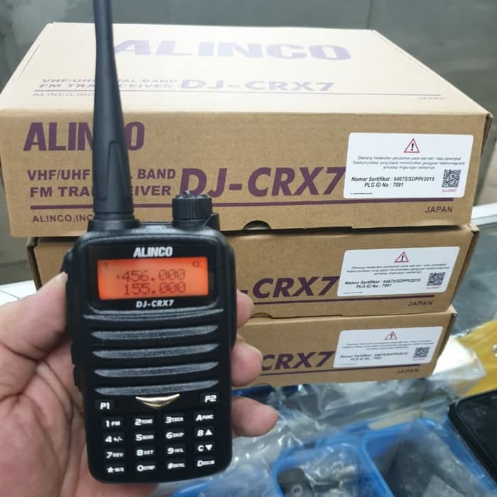 HT alinco crx 7 dual band original garansi resmi