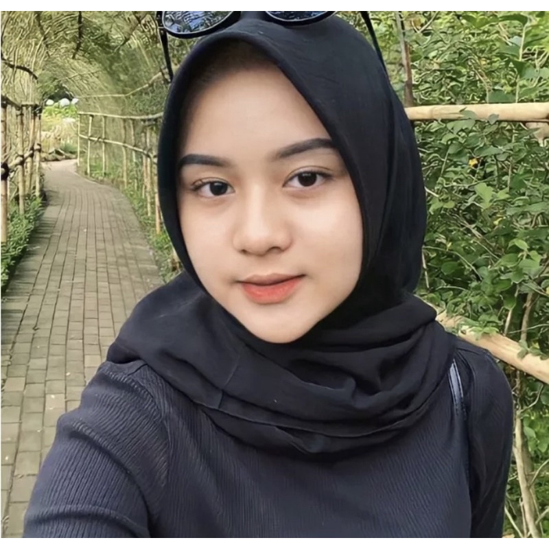 Hijab Segiempat Paris Premium Hitam Voal Paris Premium Hitam Hijab Segiempat Hitam Paris Premium