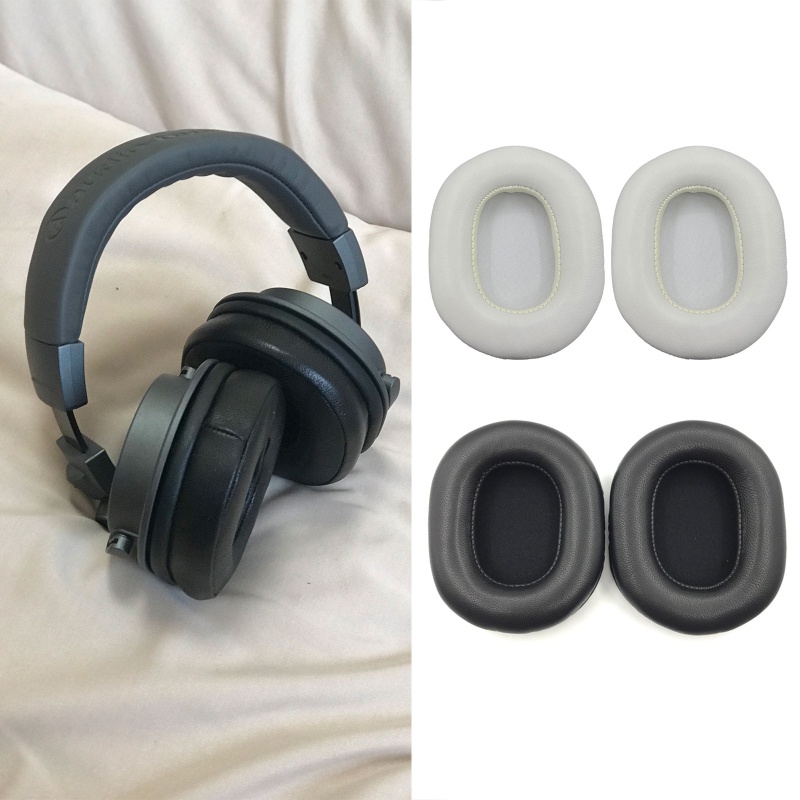 Btsg Earpads Pengganti Bahan Kulit Domba Untuk Audio-Technica ATH-MSR7 M50X M20 M40