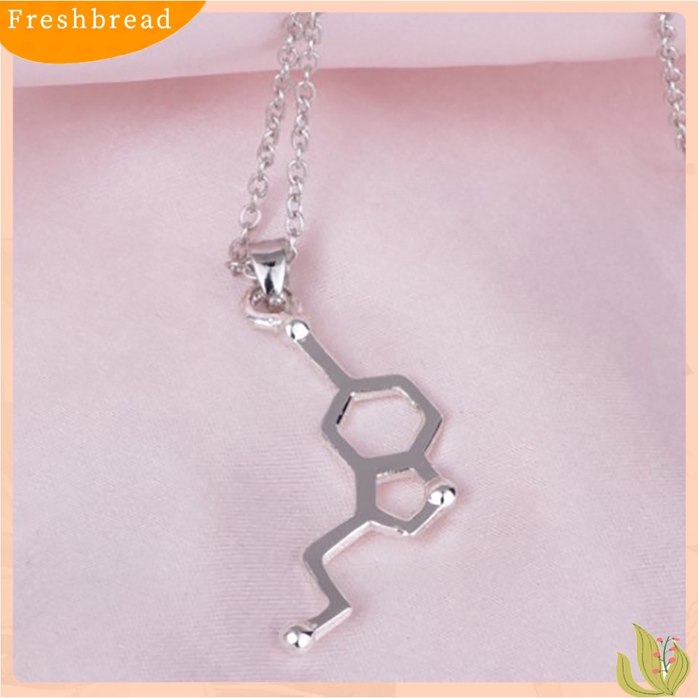 Kalung Dengan Liontin Molekul DNA Serotonin Dopamine Acetylcholine Biochemistry