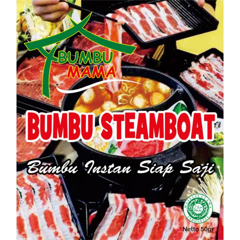 

Bumbu Instan / Bumbu Mama / Bumbu Instan Steamboat 50 Gr / halal