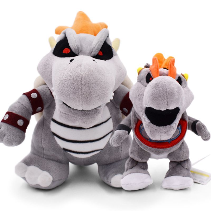 33cm Bowser Koopa Super Mario Standing Baby Plush Doll Boneka Mainan Mini