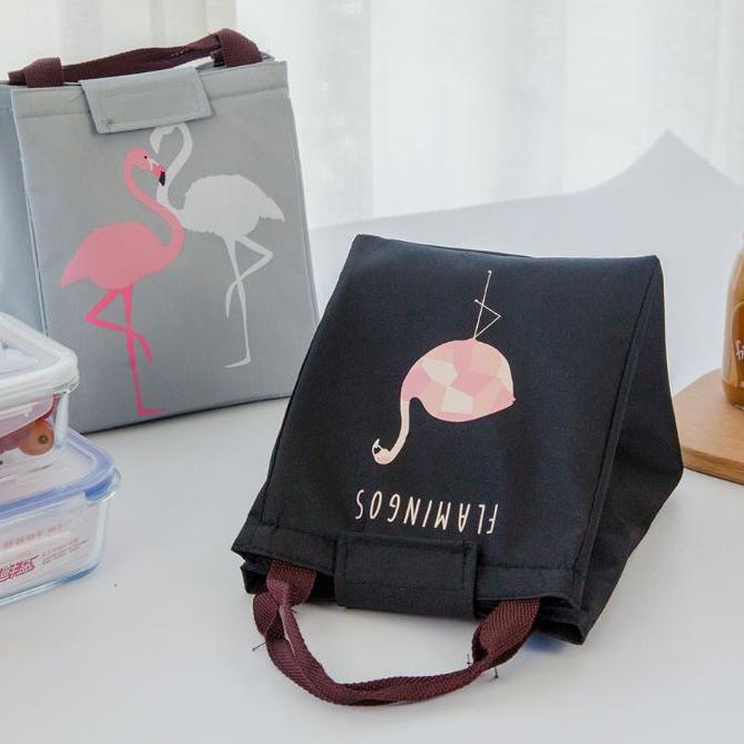 Penjualan Spesial TSC - Tb103 Tas Bekal Motif Flamingo Anak Lunch Bag Sekolah