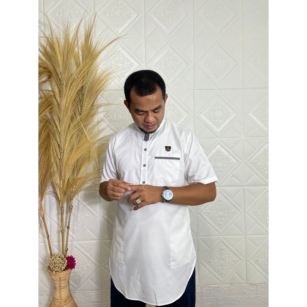 Baju kurta lengan pendek /baju kurta katun toyobo /baju kurta kekinian/baju kurta modern