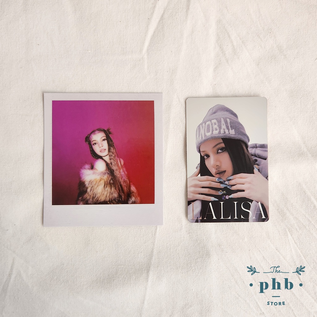 [Slight] Blackpink Lisa Lalisa Photocard Polaroid YG Select POB Gold Version