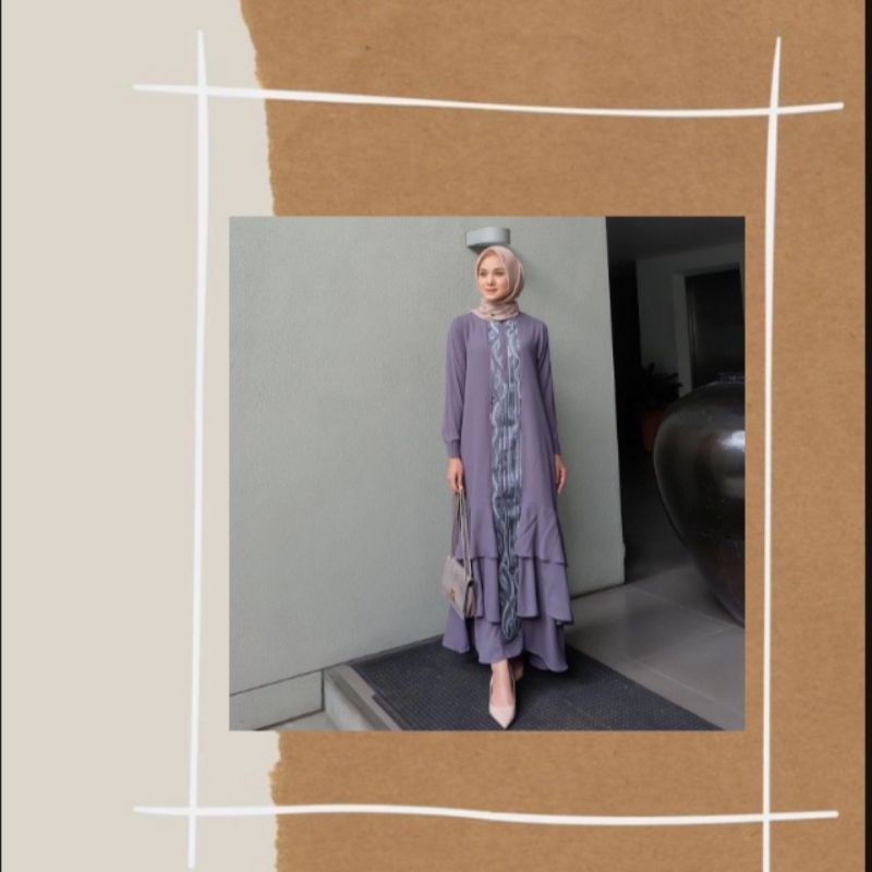 PROMOOGamis Syari Wanita Terbaru Ranai Maxy Dress TermurahPROMO